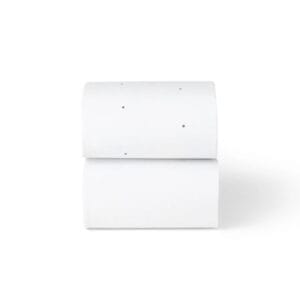 Cotbed twin pack fitted sheets white spots