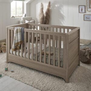 Mamas & Papas Barton Cot Bed - Natural/Oak