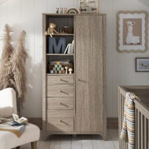 Mamas & Papas Barton Wardrobe - Natural-Oak