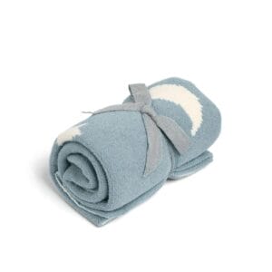 Mamas & papas chenille blanket blue moonstar (1)