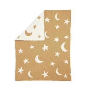 Mamas & papas chenille blanket mustard moonstar (1)