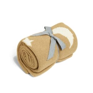 Mamas & papas chenille blanket mustard moonstar