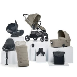 Mamas & Papas Flip XT³ Complete 8 Piece Cloud T Kit - Sage Grey