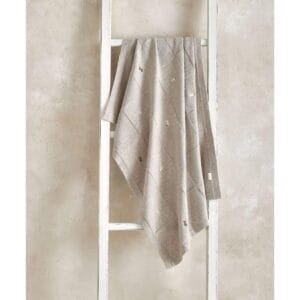 Mamas & papas knitted blanket bunny grey