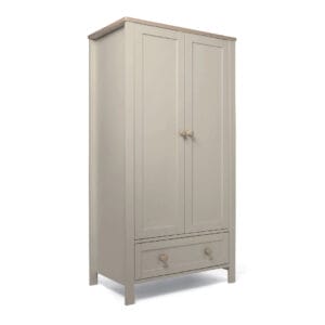 Mamas & papas wedmore wardrobe pebble 1