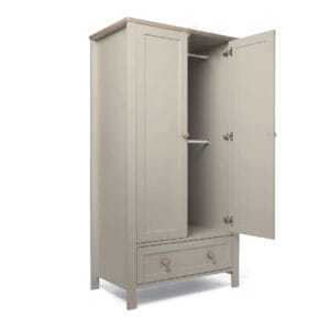 Mamas & papas wedmore wardrobe pebble 2