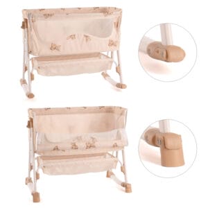 Roma Teddy Dolls Bedside Crib