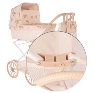Roma teddy reborn dolls pram 7