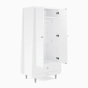 Snuzkot skandi wardrobe white silver birch (2)