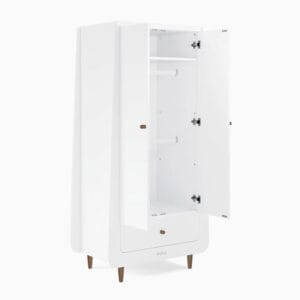 Snuzkot skandi wardrobe white walnut (1)