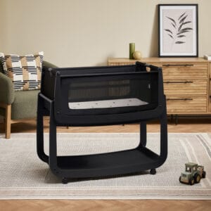 Snuzpod5 bedside crib graphite (4)