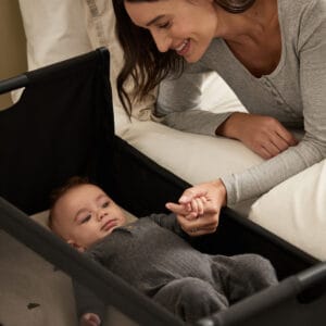 Snuzpod5 bedside crib graphite (5)