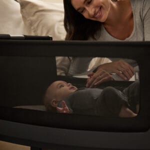 Snuzpod5 bedside crib graphite (8)