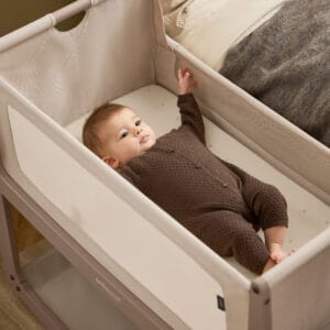 Snuzpod5 bedside crib mocha (6)