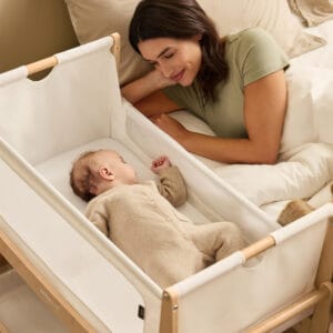 Snuzpod5 bedside crib natural (4)