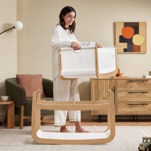Snuzpod5 bedside crib natural (7)