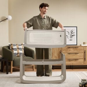 Snuzpod5 bedside crib pebble (1)