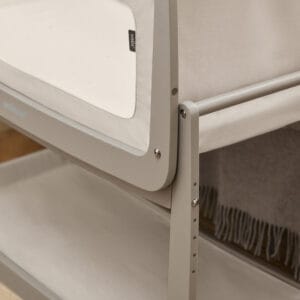 Snuzpod5 bedside crib pebble (3)