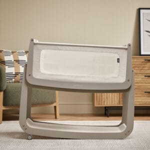 Snuzpod5 bedside crib pebble