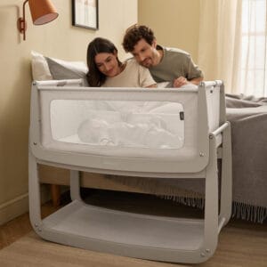 Snuzpod5 bedside crib pebble (8)