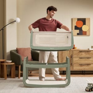 Snuzpod5 bedside crib sage (1)