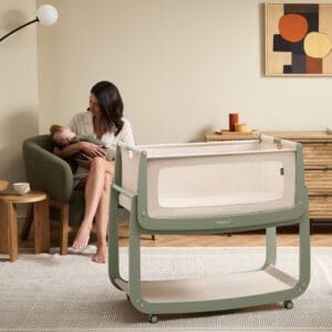 Snuzpod5 bedside crib sage (3)