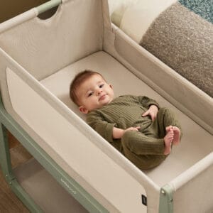 Snuzpod5 bedside crib sage (6)