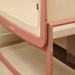 Snuzpod5 bedside crib terracotta (3)