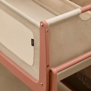 Snuzpod5 bedside crib terracotta (5)