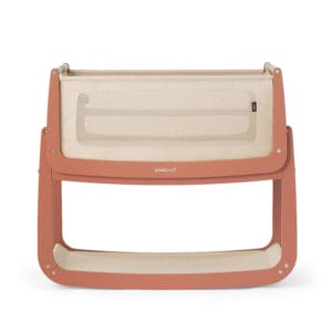 Snuzpod5 bedside crib terracotta (8)