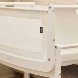 Snuzpod5 bedside crib white (1)