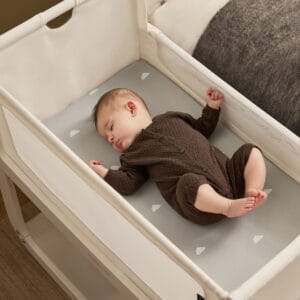 Snuzpod5 bedside crib white (5)