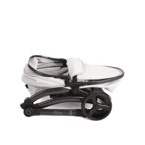 Egg dolls pram houndstooth silver (13)