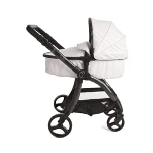 Roma Egg Dolls Pram - Houndstooth Silver