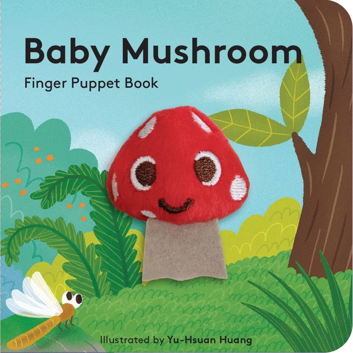 Baby mushroom finger puppet book