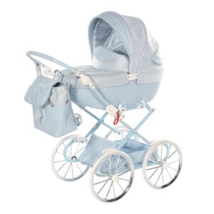 Junama Dolce Dolls Pram - Blue