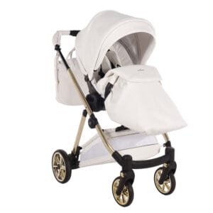 Junama elegante art deco white
