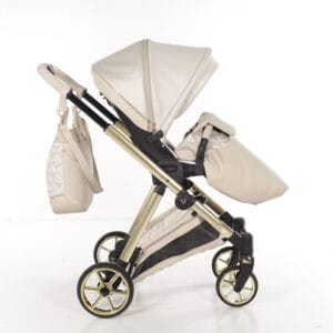 Junama elegante lamé beige
