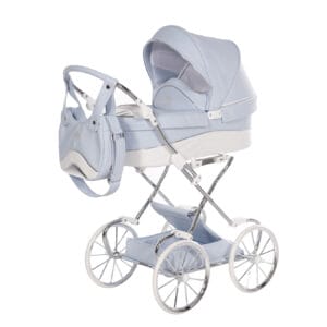 Junama Lulla Dolls Pram - Blue