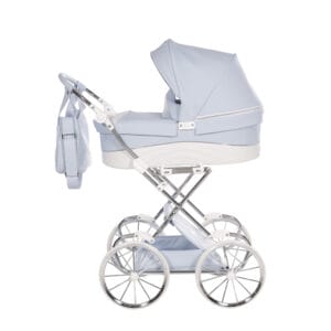 Junama lulla doll's pram blue