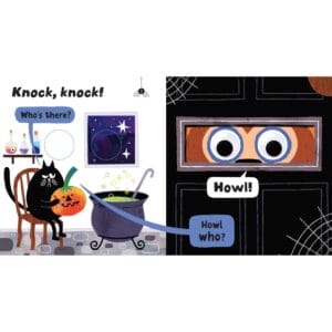 Knock knock happy halloween (magic cat) (board) (1)