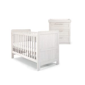 Mamas & Papas Atlas 2 pc Room Set - Nimbus White