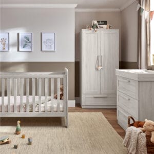 Mamas & Papas Atlas 3 pc Room Set - Nimbus White