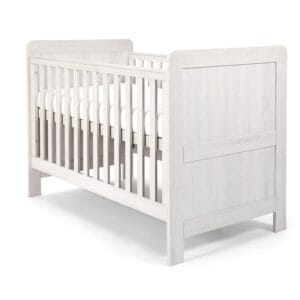 Mamas & papas atlas cot bed nimbus white (1)