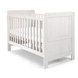 Mamas & papas atlas cot bed nimbus white (3)