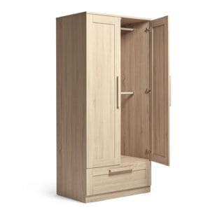 Mamas & papas atlas wardrobe light oak (1)