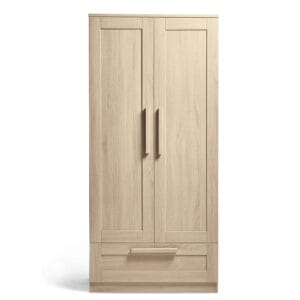 Mamas & papas atlas wardrobe light oak (2)