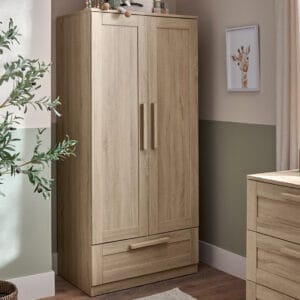 Mamas & Papas Atlas Wardrobe - Light Oak