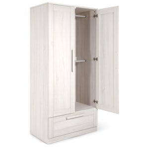 Mamas & papas atlas wardrobe nimbus white