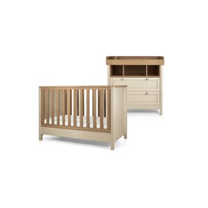 Mamas & Papas Harwell 2 Piece Convertible Cot Room Set - Cashmere